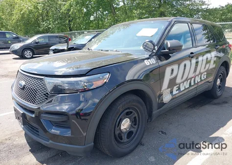 2021 Ford Police Interceptor из США, поврежденный, VIN 1FM5K8AW7MNA19893